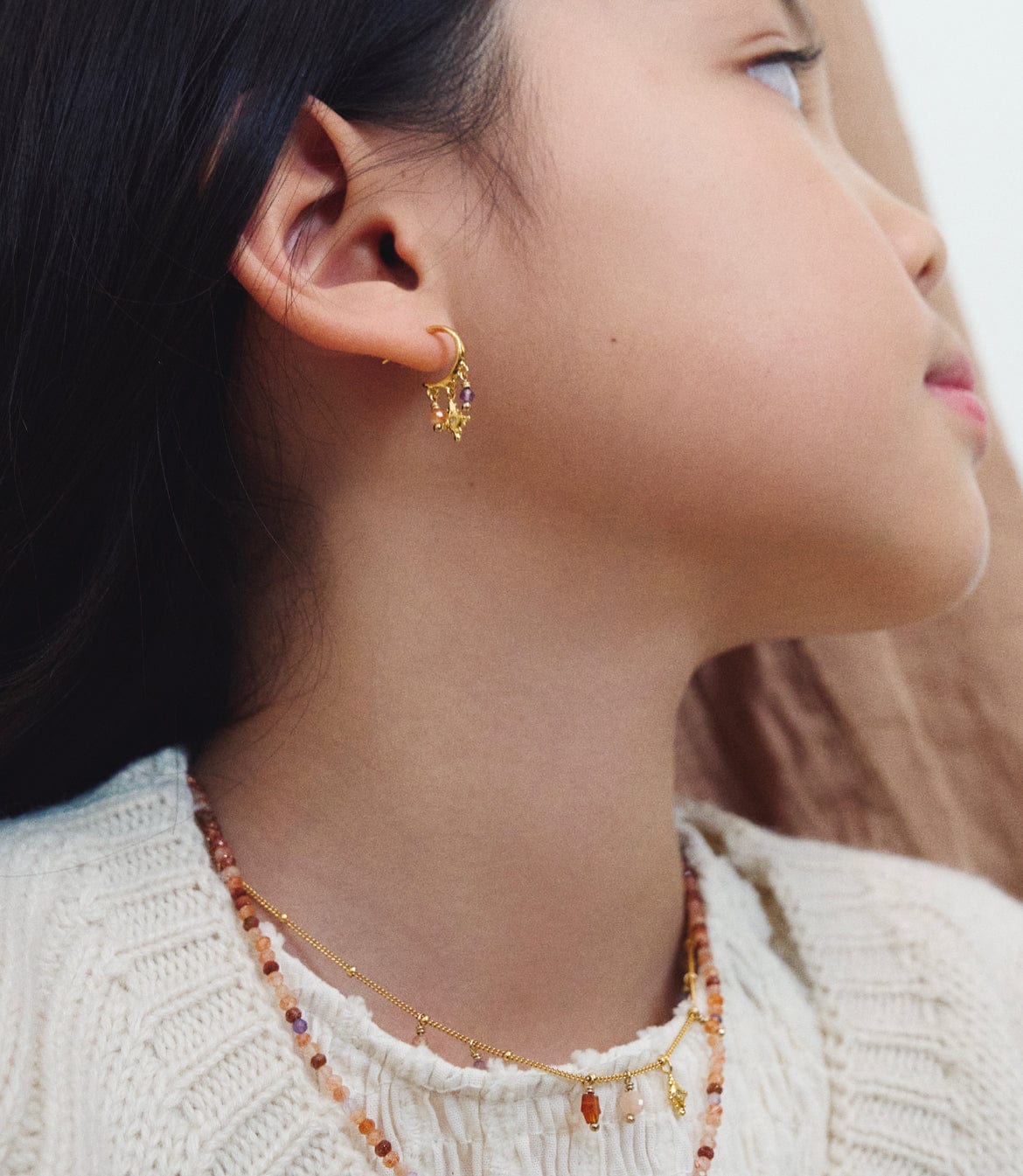 Elise Tsikis Paris Boucles d'oreilles Amuli