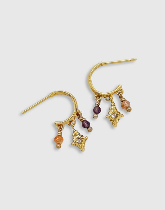 Elise Tsikis Paris Boucles d'oreilles Amuli - archive