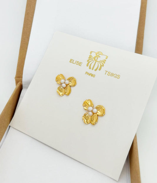 Elise Tsikis Paris Boucles d'oreilles Belakia Pearl