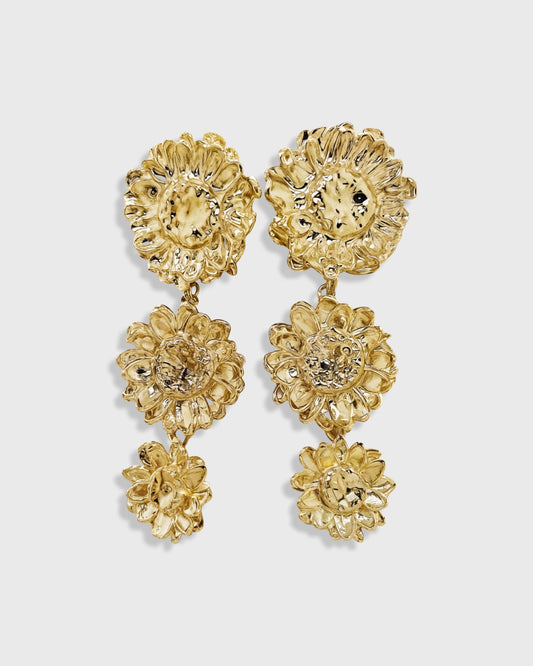 Elise Tsikis Paris Boucles d'oreilles Calas Gold