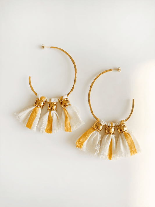 Elise Tsikis Paris Boucles d'oreilles Centaurée - archive