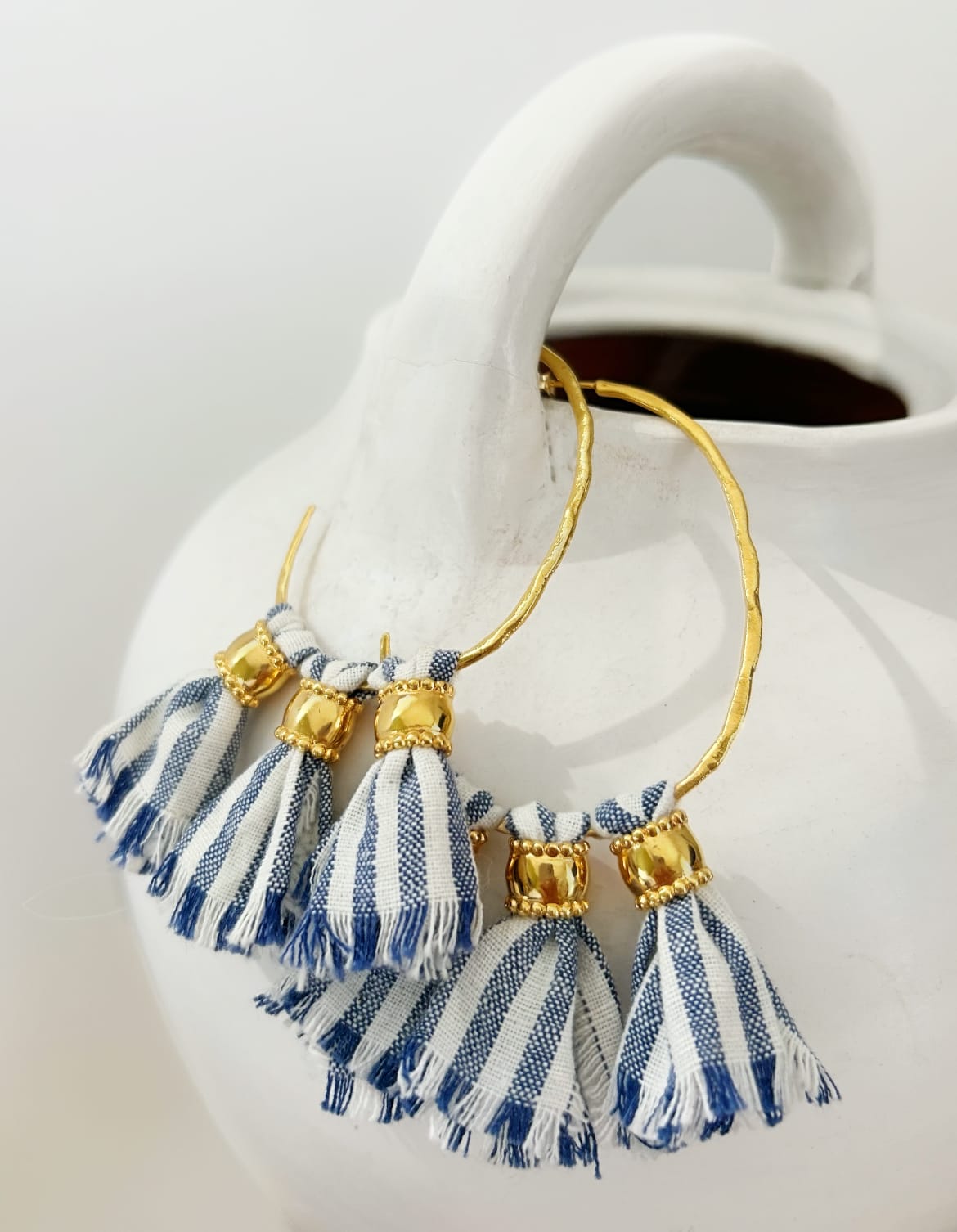Elise Tsikis Paris Boucles d'oreilles Centaurée - archive