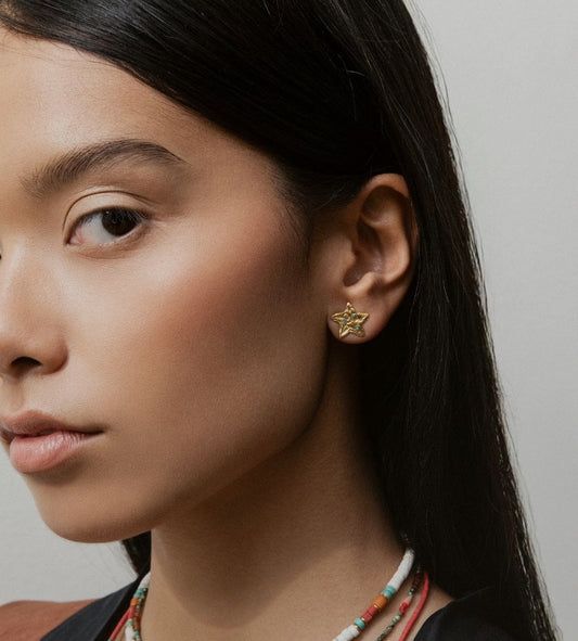 Elise Tsikis Paris Boucles d'oreilles Cotulla Medium