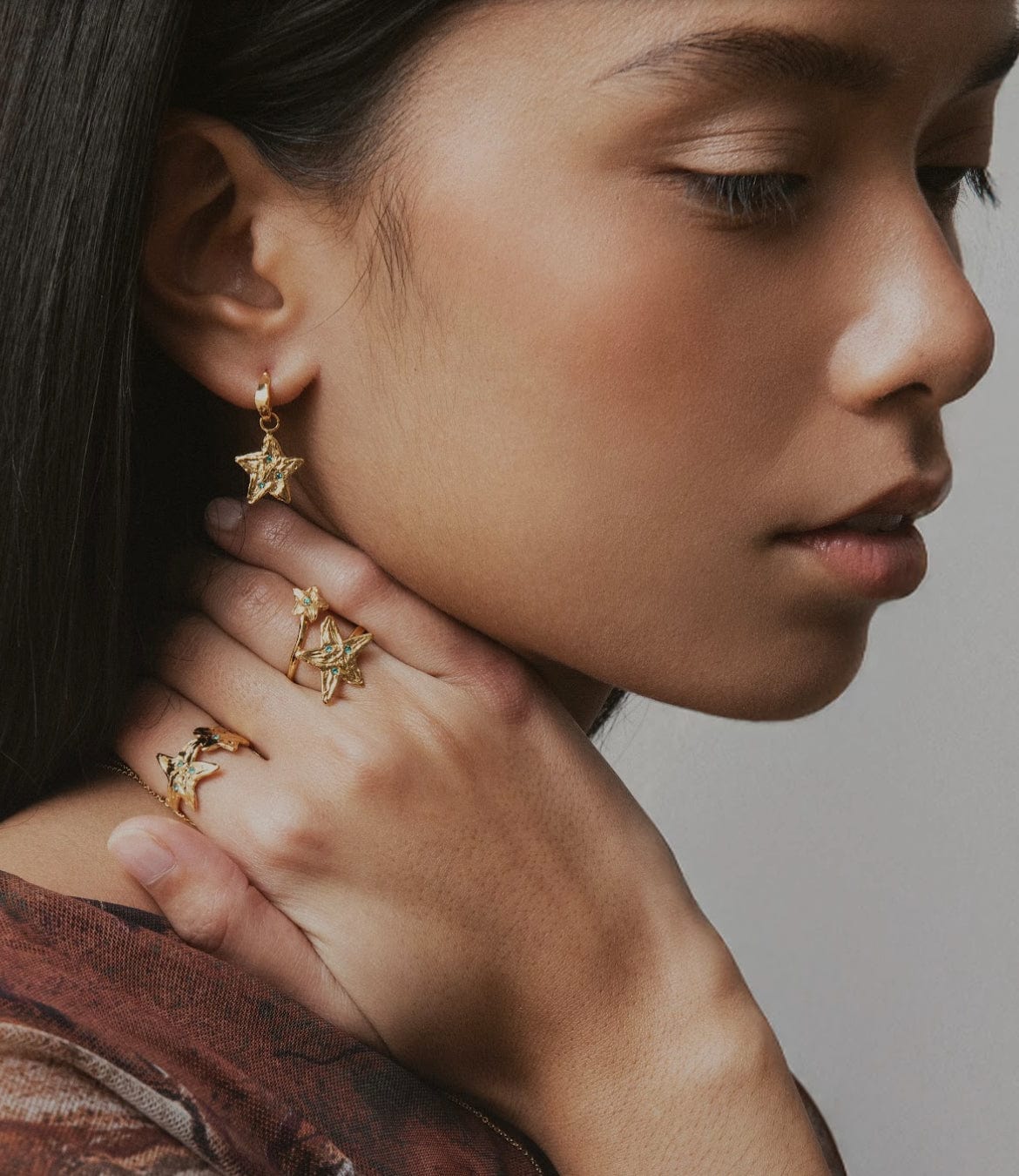 Elise Tsikis Paris Boucles d'oreilles Denton