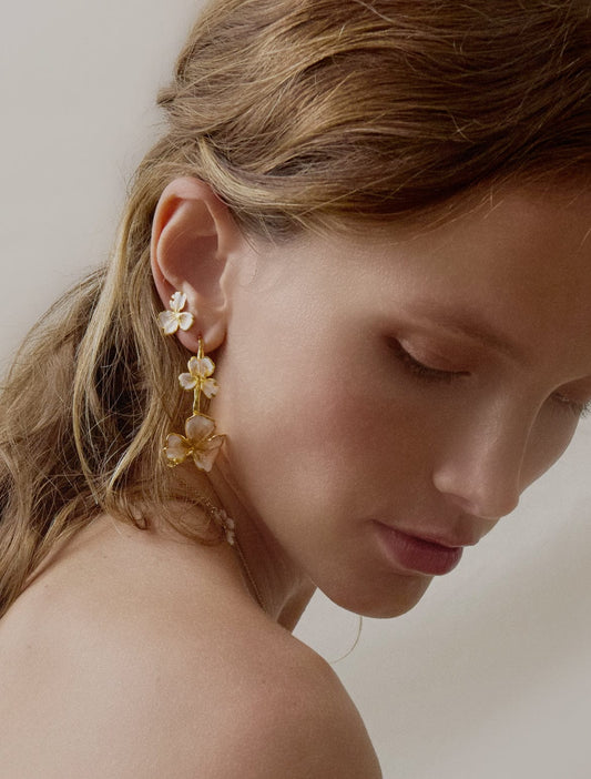 Elise Tsikis Paris Boucles d'oreilles Ditsa Émaillées