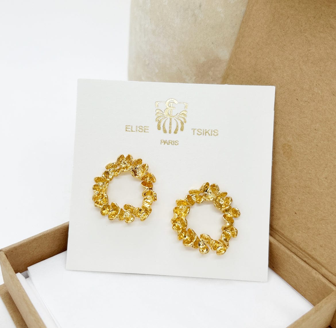 Elise Tsikis Paris Boucles d'oreilles Elbe