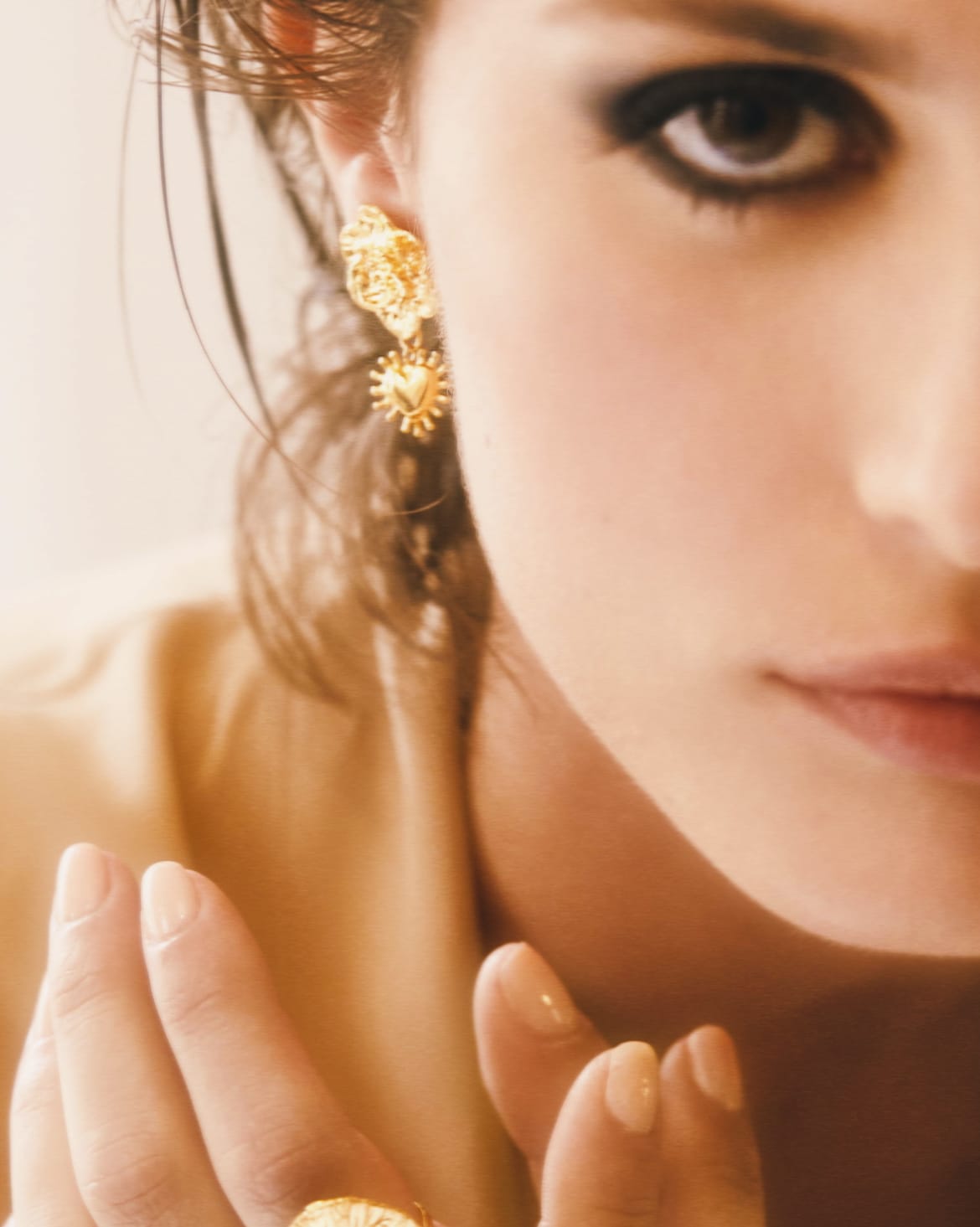 Elise Tsikis Paris Boucles d'oreilles Flores