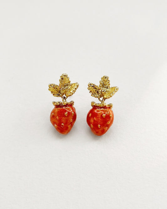 Elise Tsikis Paris Boucles d'oreilles Fraisia - archive