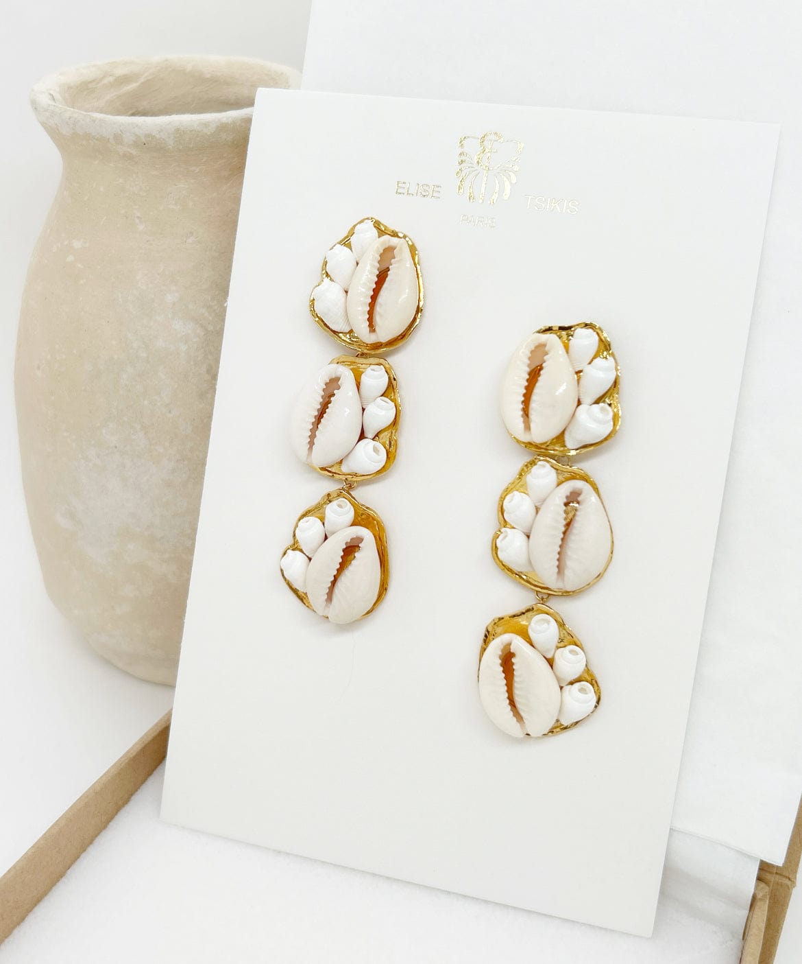 Elise Tsikis Paris Boucles d'oreilles Hestia - archive