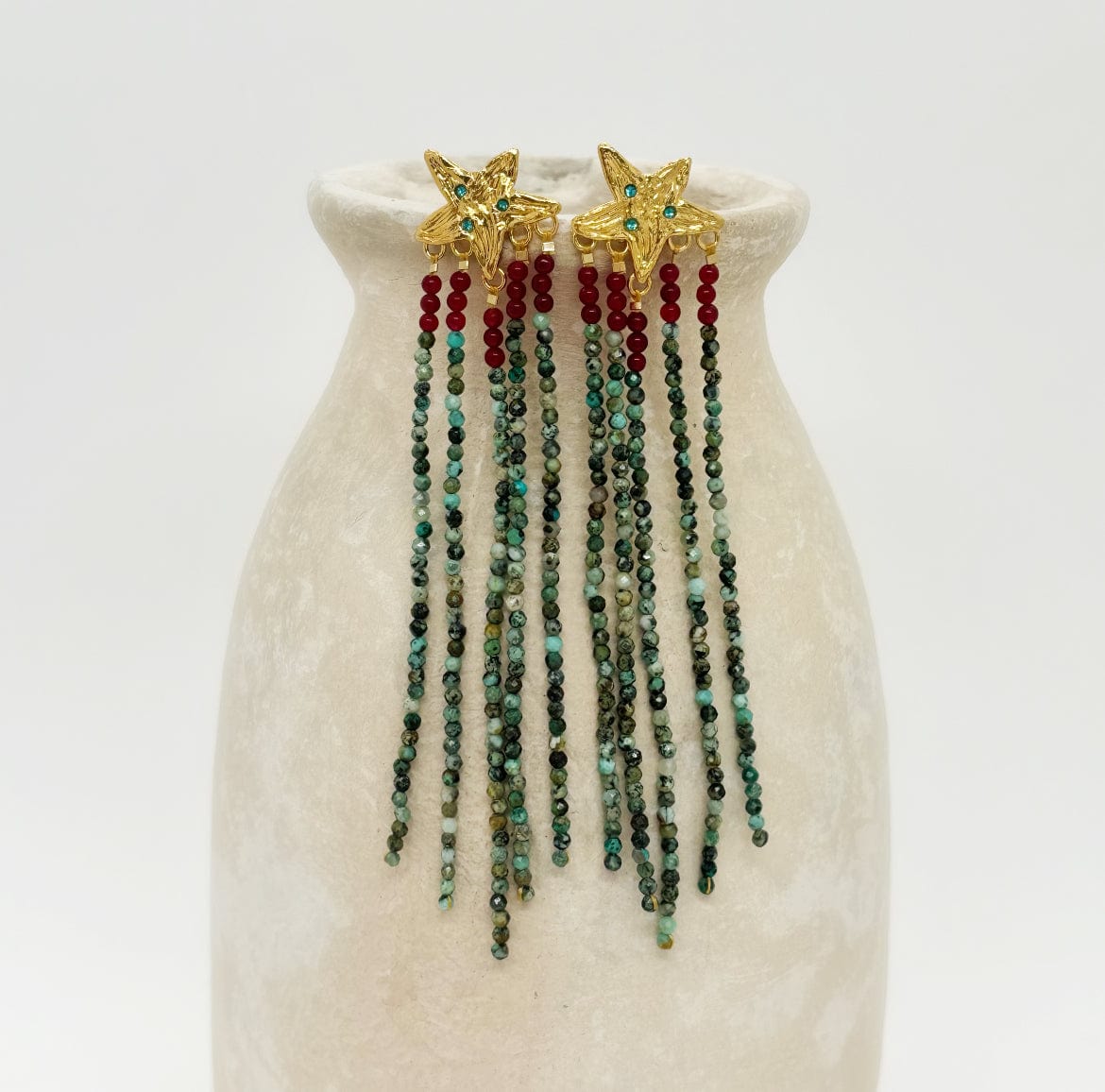 Elise Tsikis Paris Boucles d'oreilles Junta