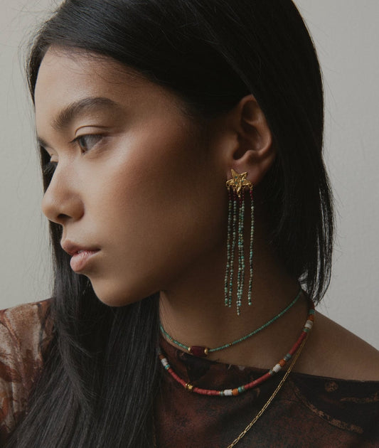 Elise Tsikis Paris Boucles d'oreilles Junta