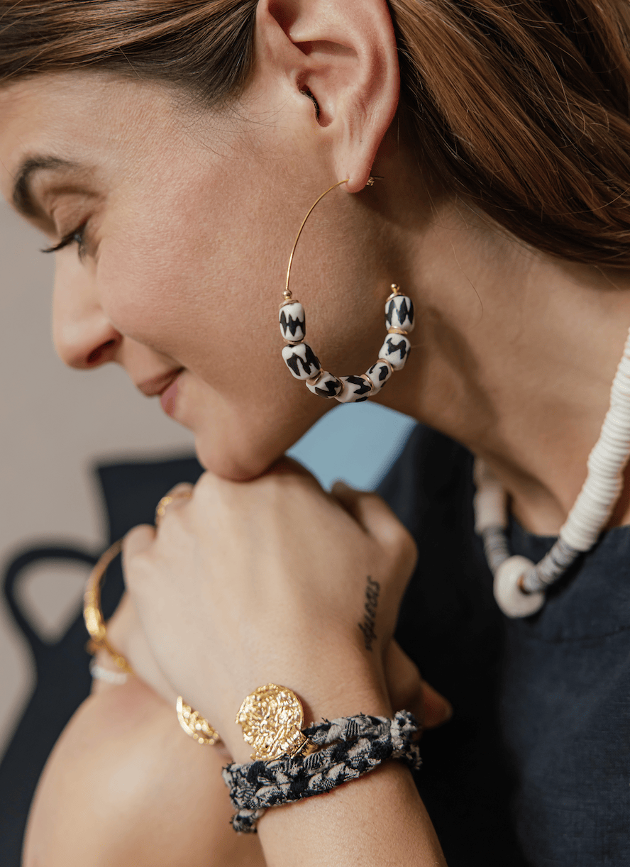 Elise Tsikis Paris Boucles d'oreilles Kadi