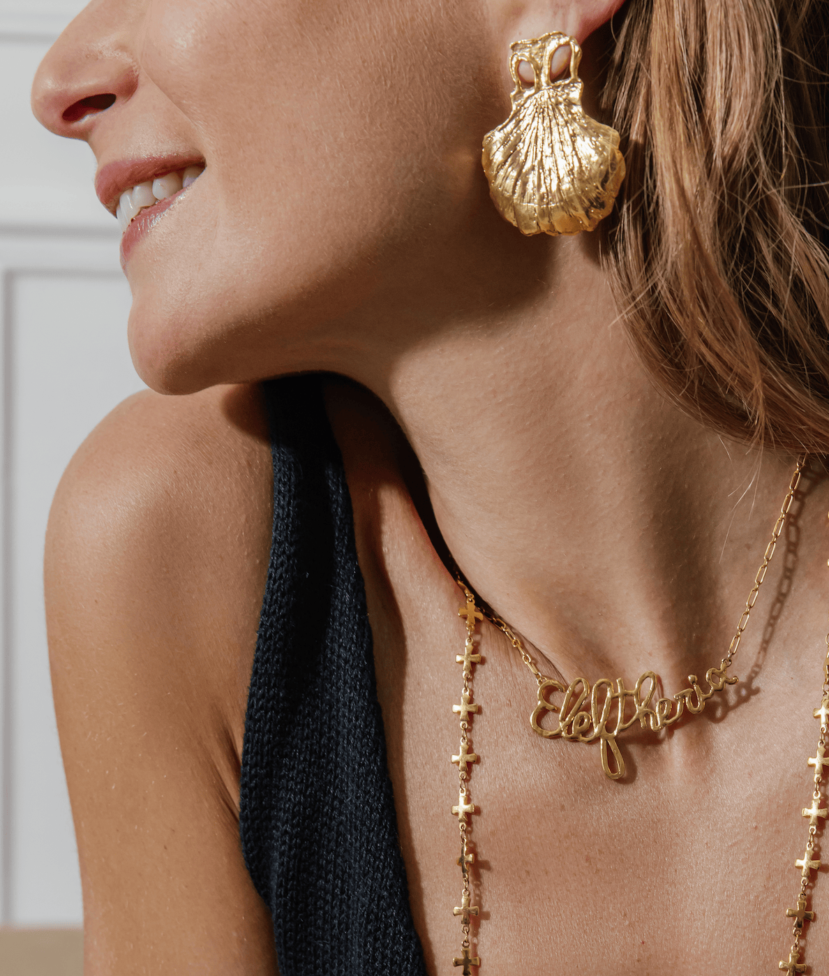 Elise Tsikis Paris Boucles d'oreilles Kokhili