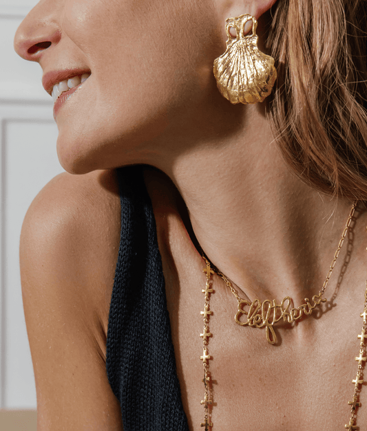 Elise Tsikis Paris Boucles d'oreilles Kokhili