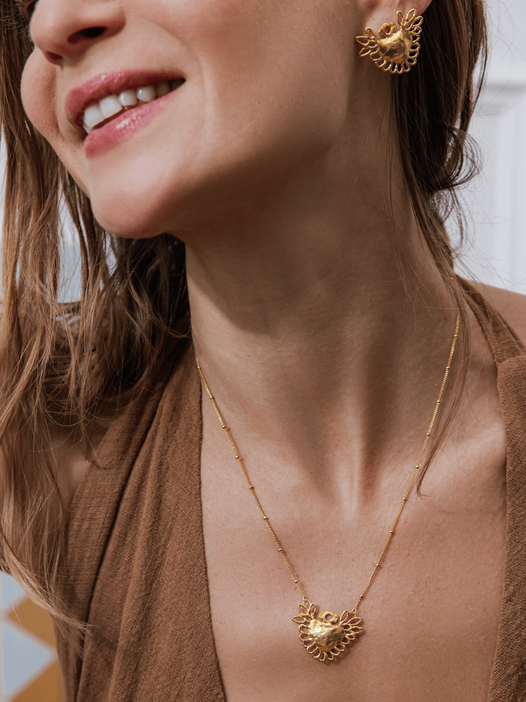Elise Tsikis Paris Boucles d'oreilles Kosmas