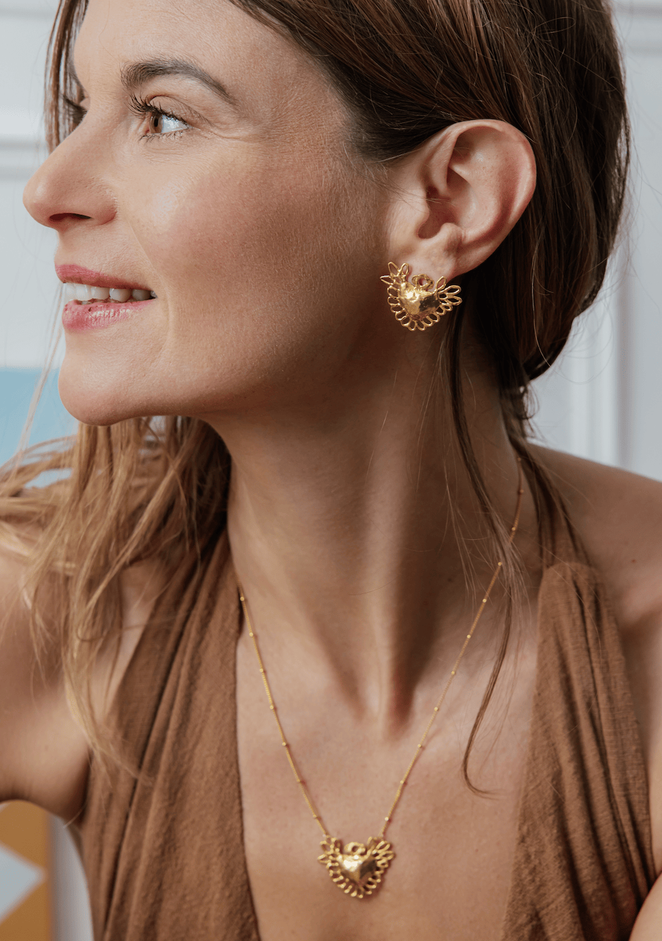 Elise Tsikis Paris Boucles d'oreilles Kosmas