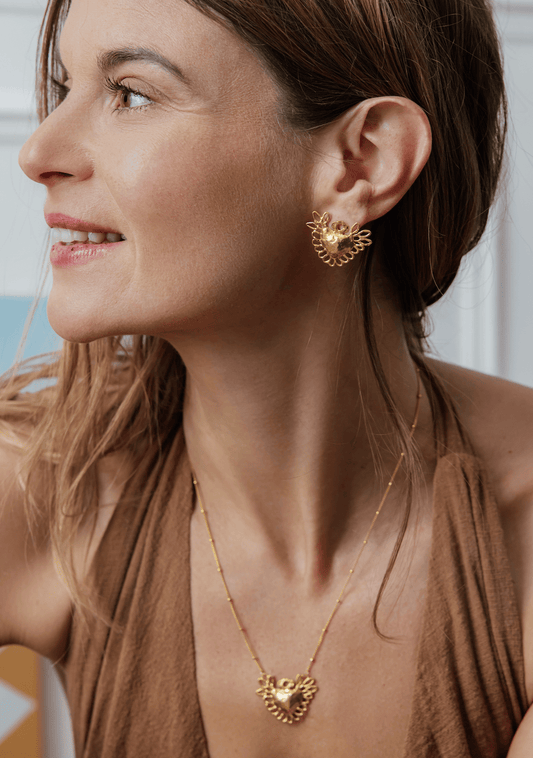 Elise Tsikis Paris Boucles d'oreilles Kosmas