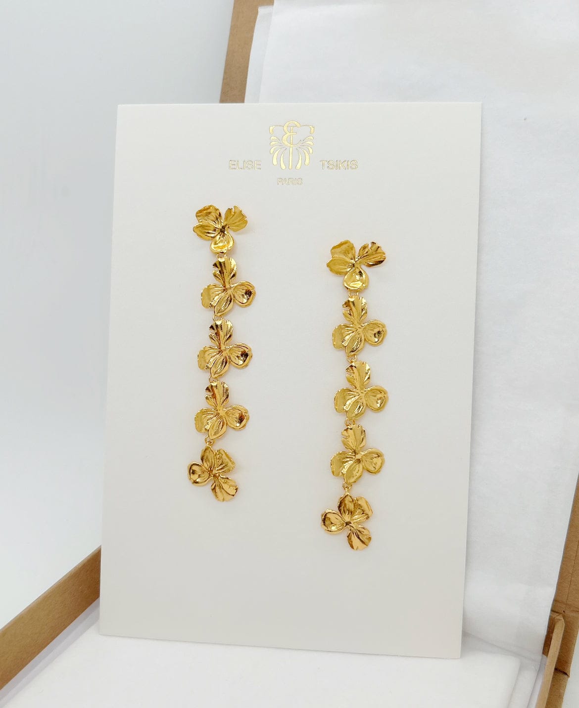Elise Tsikis Paris Boucles d'oreilles Kymaia