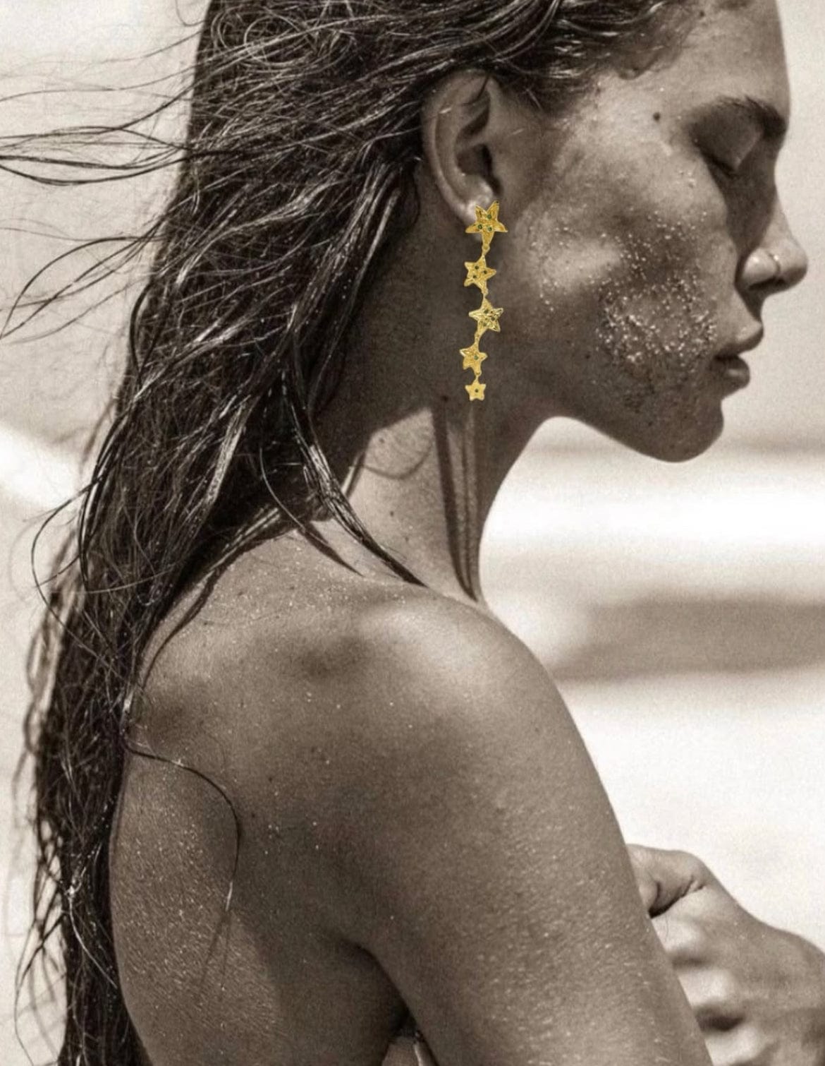 Elise Tsikis Paris Boucles d'oreilles Lampasas