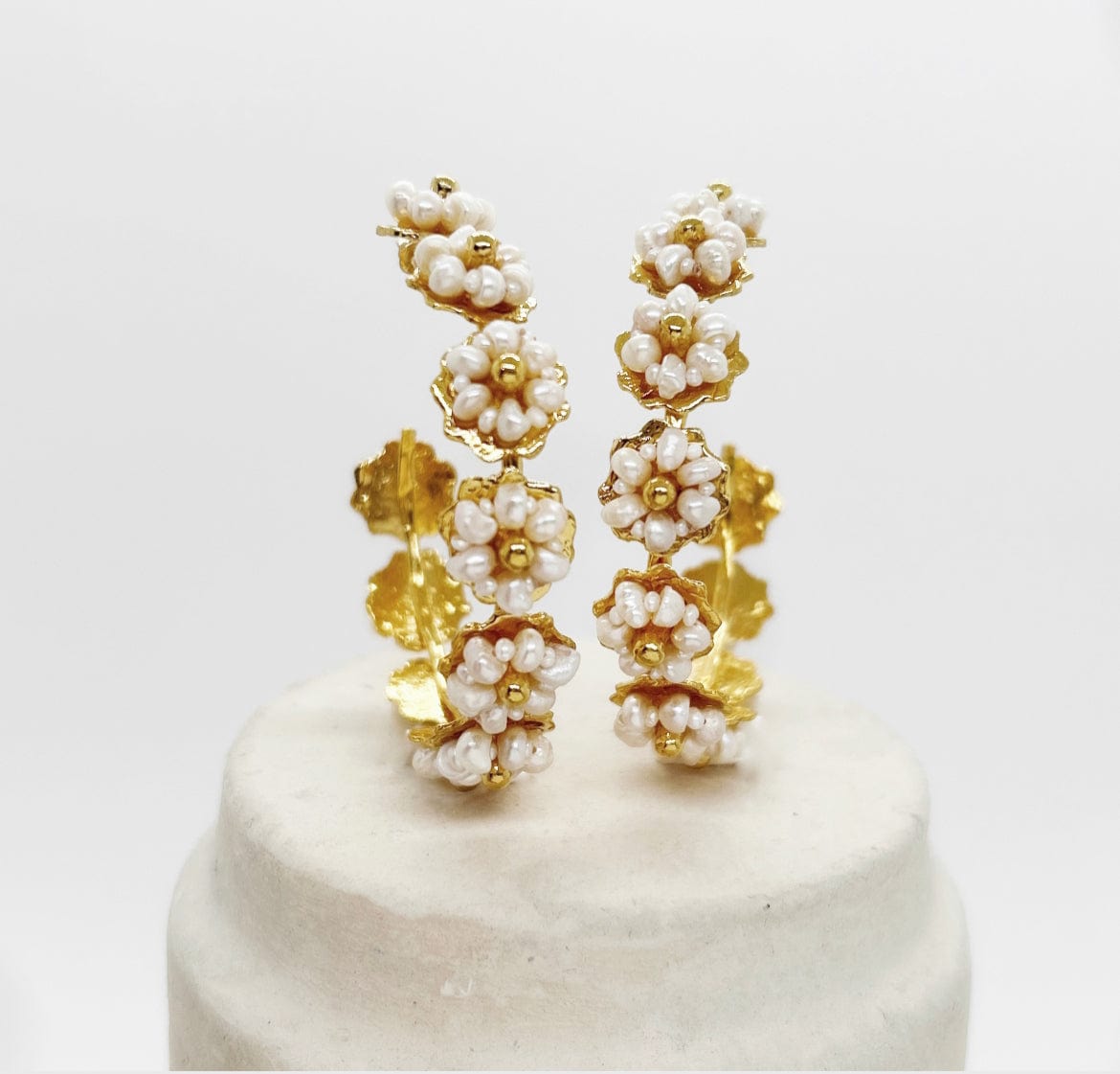 Elise Tsikis Paris Boucles d'oreilles Lefkada large - archive