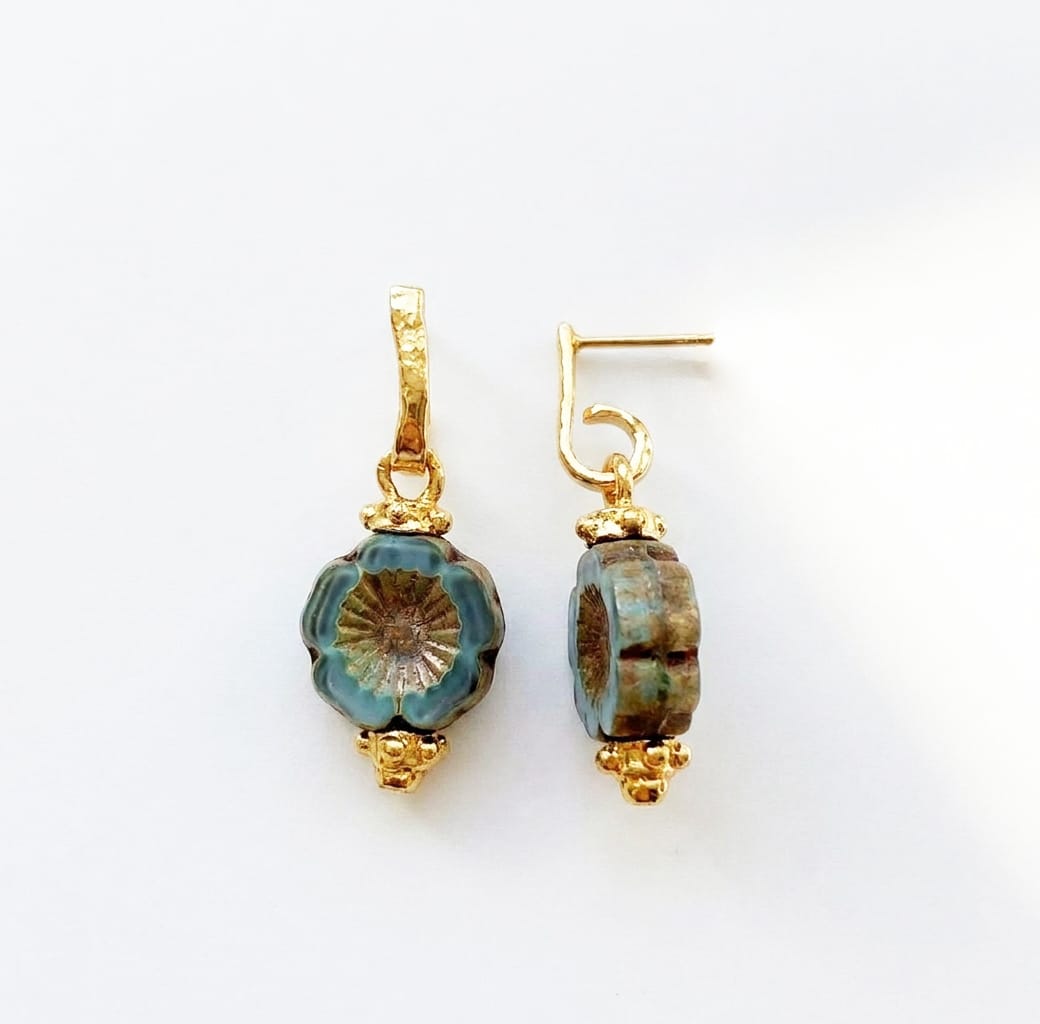 Elise Tsikis Paris Boucles d'oreilles Luna