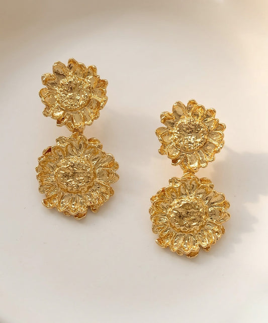 Elise Tsikis Paris Boucles d'oreilles Luynes Gold