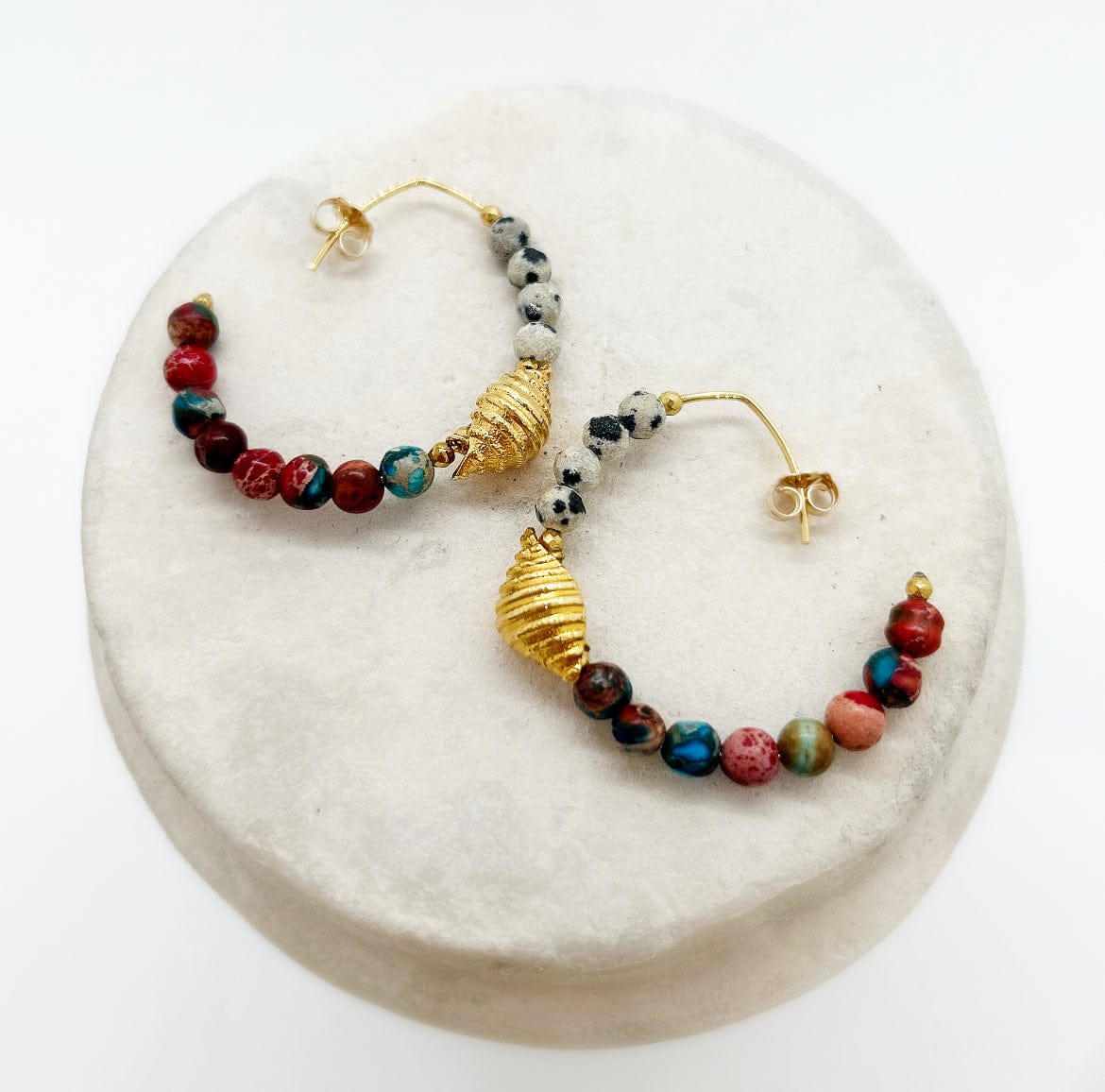 Elise Tsikis Paris Boucles d'oreilles Manzoni - archive