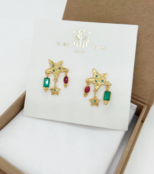 Elise Tsikis Paris Boucles d'oreilles Midland