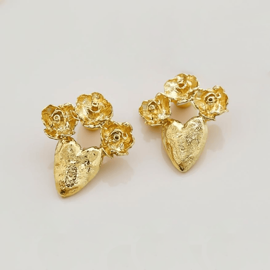 Elise Tsikis Paris Boucles d'oreilles Mucha - archive