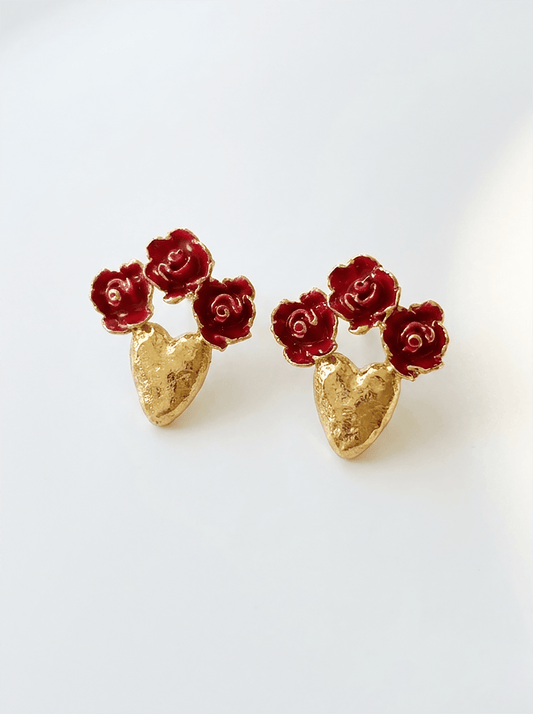 Elise Tsikis Paris Boucles d'oreilles Mucha - archive
