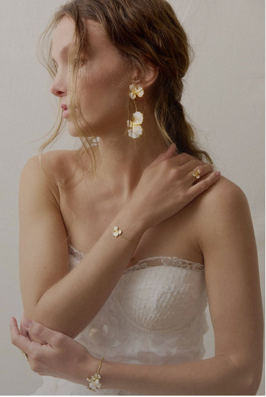 Elise Tsikis Paris Boucles d'oreilles Naiada Émaillées