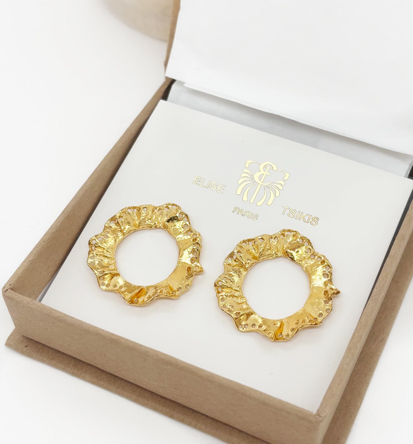 Elise Tsikis Paris Boucles d’oreilles Narcisse - archive