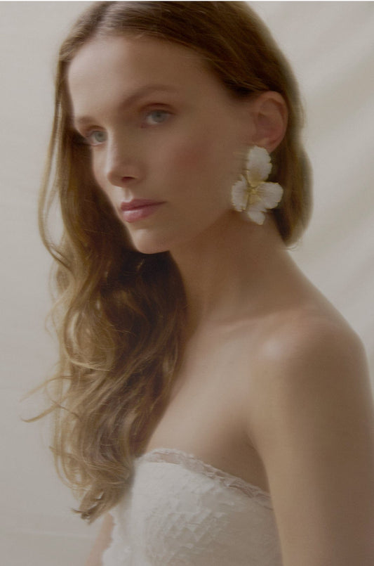 Elise Tsikis Paris Boucles d'oreilles Nemesis Large Émaillées