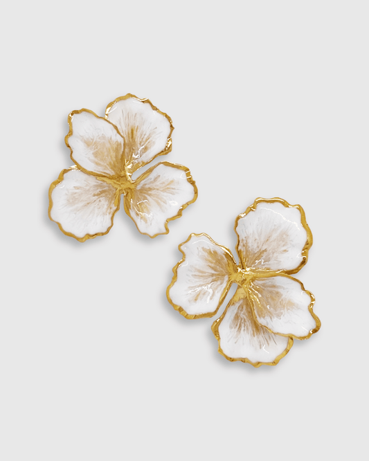 Elise Tsikis Paris Boucles d'oreilles Némésis Medium Émaillé