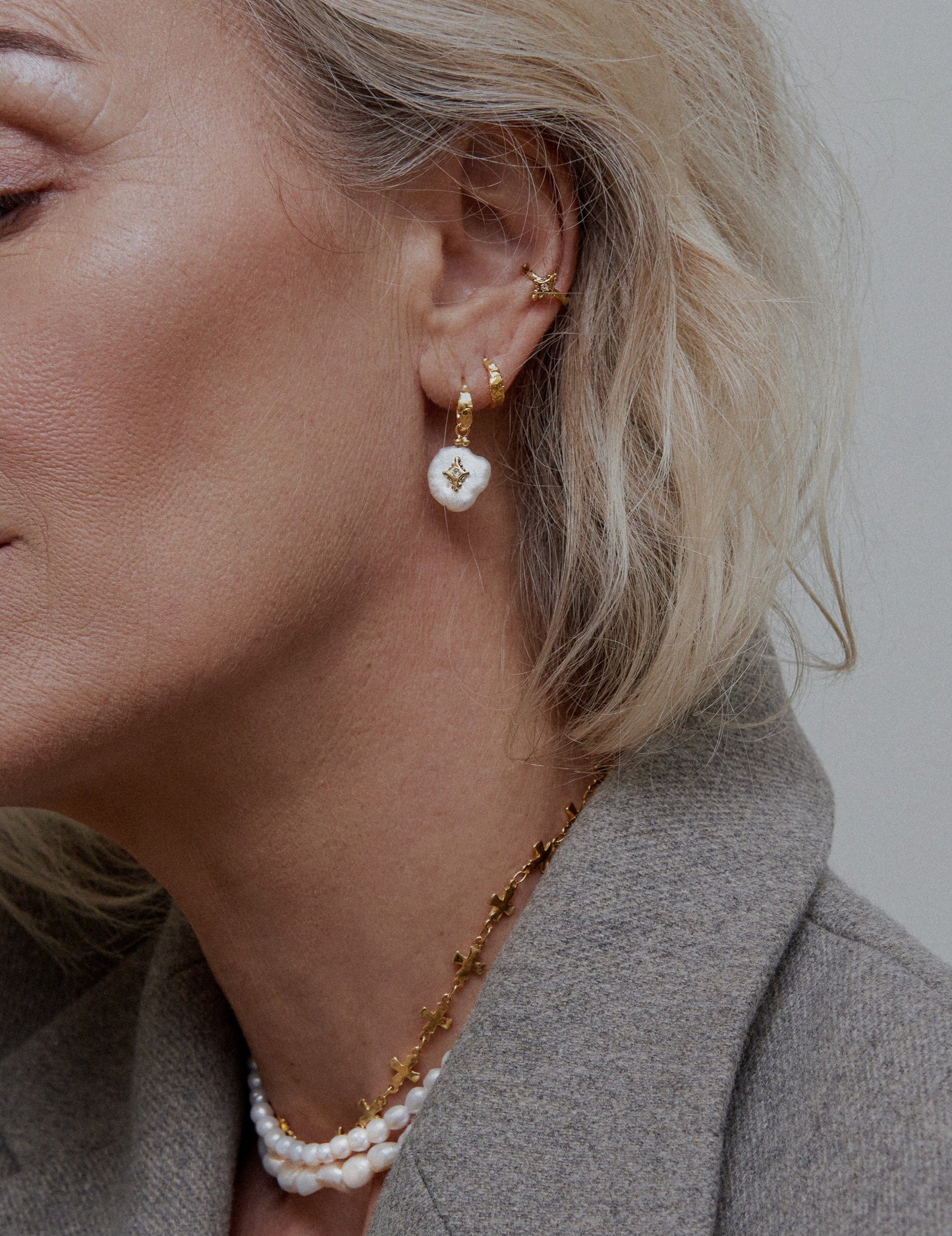 Elise Tsikis Paris Boucles d'oreilles Nérida