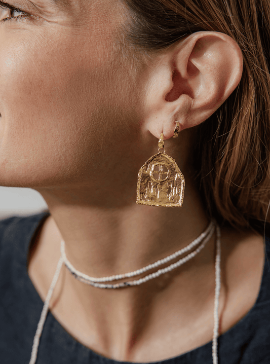 Elise Tsikis Paris Boucles d'oreilles Oikos
