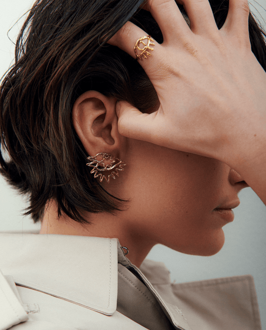 Elise Tsikis Paris Boucles d'oreilles Santeria