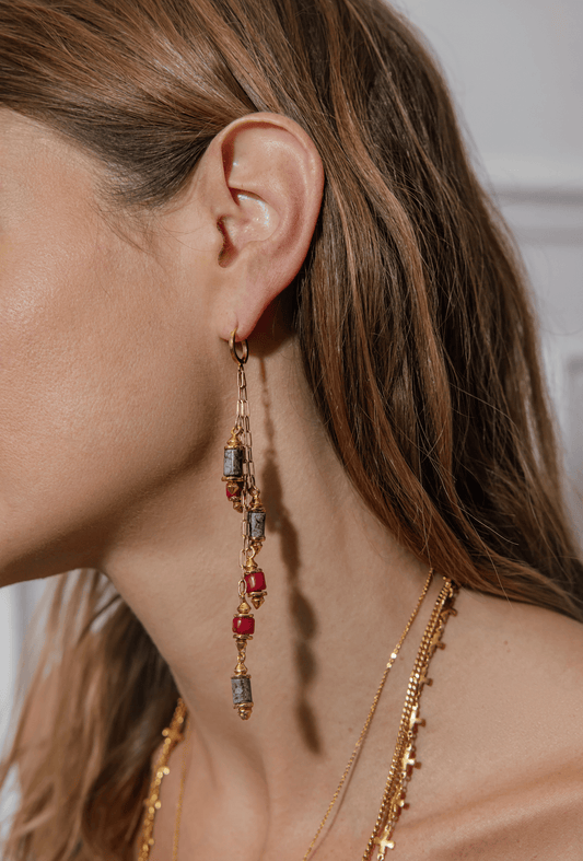 Elise Tsikis Paris Boucles d'oreilles Saranta