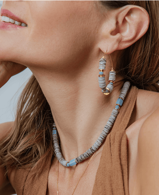 Elise Tsikis Paris Boucles d'oreilles Seta