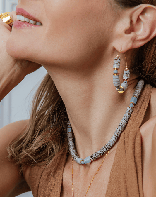 Elise Tsikis Paris Boucles d'oreilles Seta