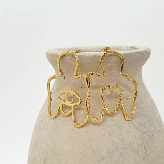 Elise Tsikis Paris Boucles d'oreilles Silveta - archive