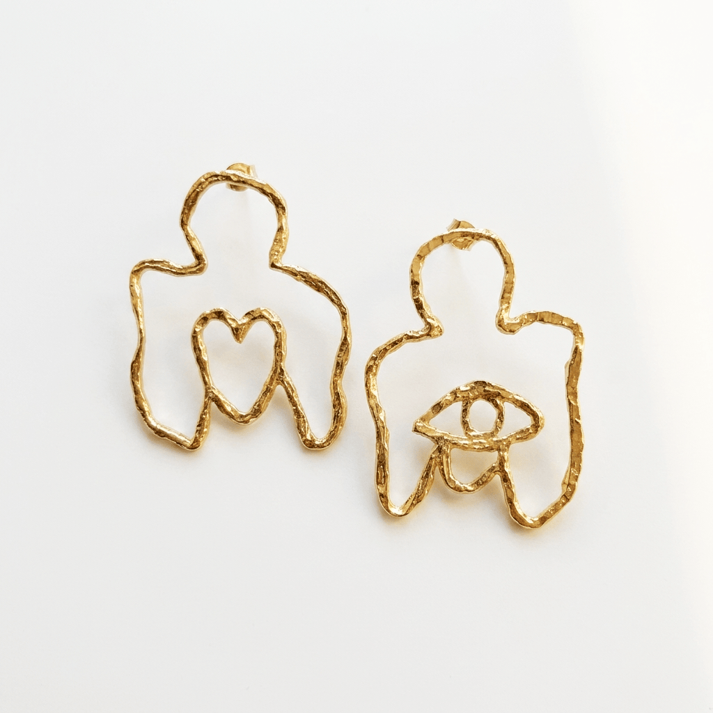 Elise Tsikis Paris Boucles d'oreilles Silveta - archive