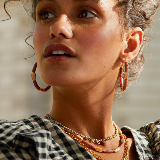 Elise Tsikis Paris Boucles d'oreilles Terracina - archive