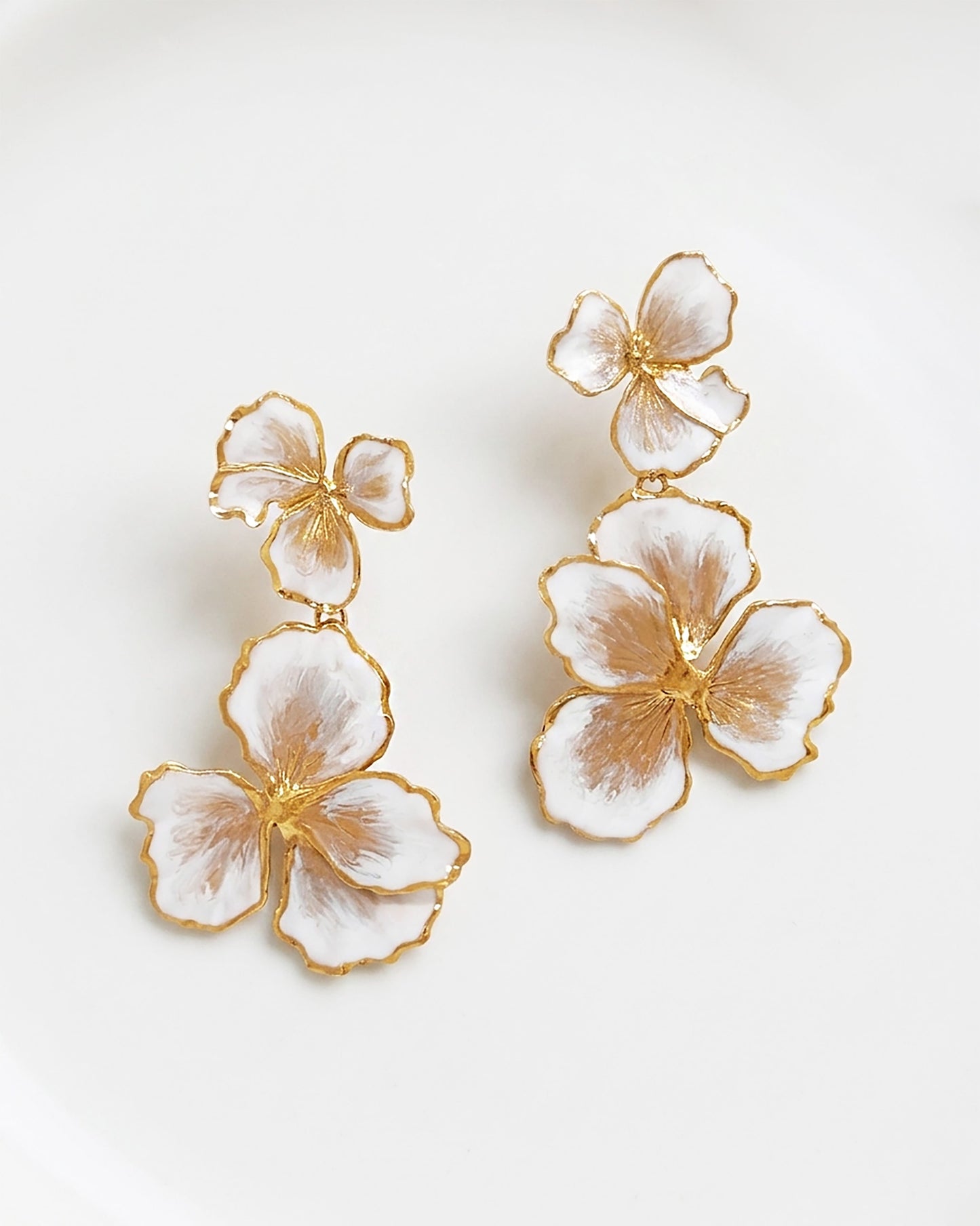 Elise Tsikis Paris Boucles d'oreilles Thalie Émaillées