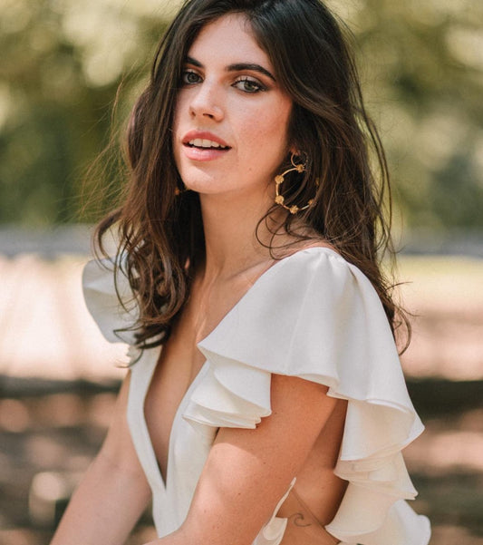 Elise Tsikis Paris Boucles Marguerite Large - archive