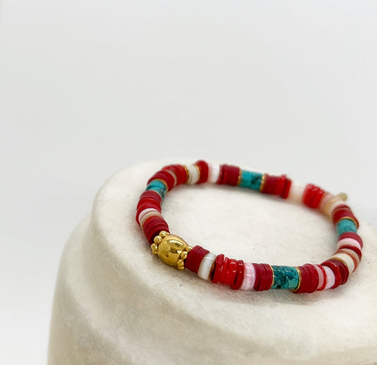 Elise Tsikis Paris Bracelet Ajmer rouge - archive