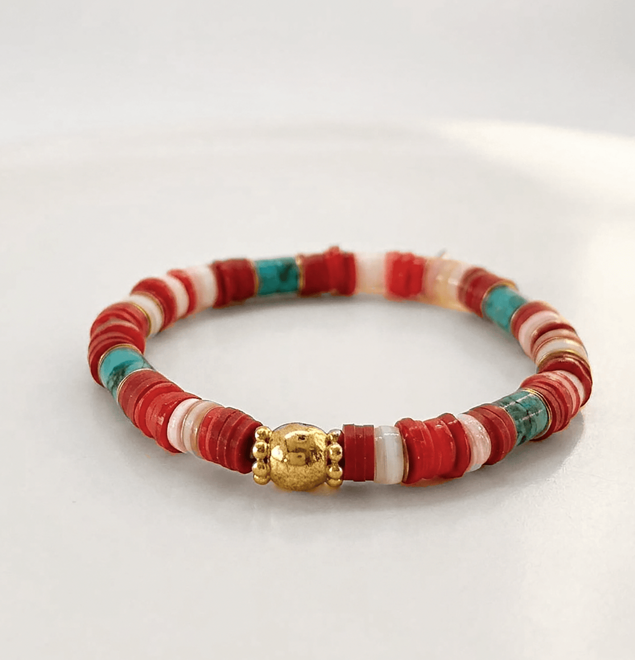 Elise Tsikis Paris Bracelet Ajmer rouge - archive