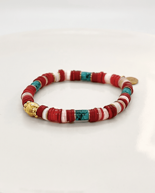 Elise Tsikis Paris Bracelet Ajmer rouge - archive