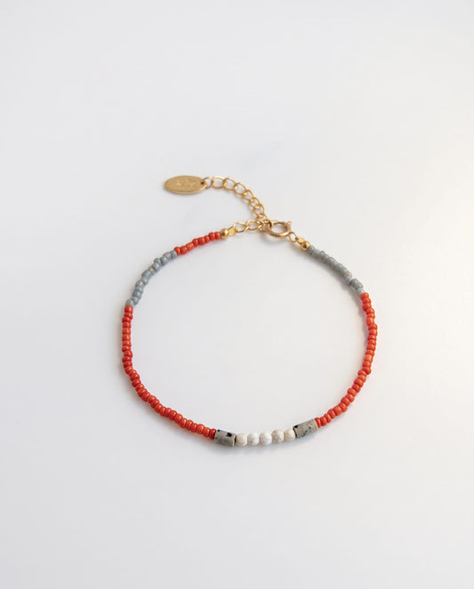Elise Tsikis Paris Bracelet Dion rouge