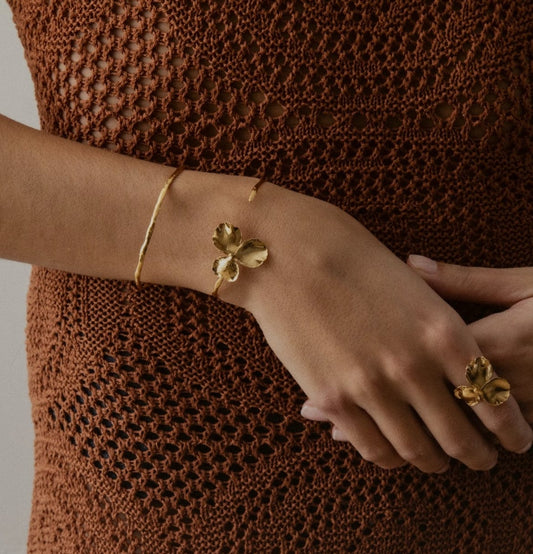Elise Tsikis Paris Bracelet Jonc Pensee